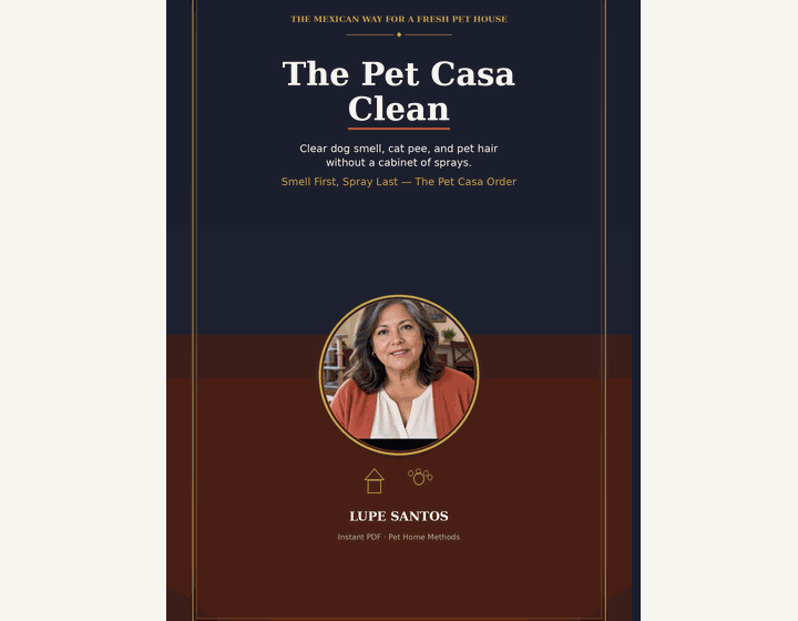 The Pet Casa Clean — silent cover animation